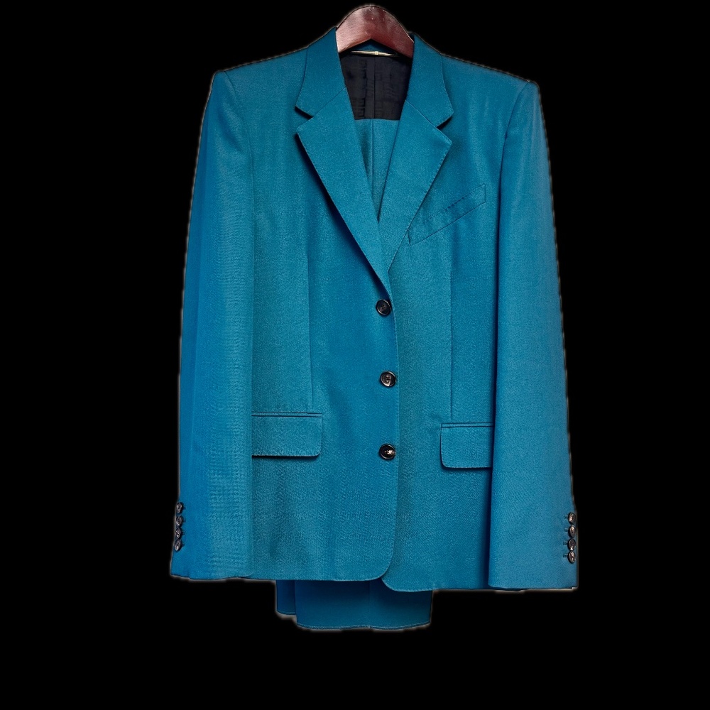 GIVENCHY 100% WOOL SUIT JACKET + SLIM FIT PANTS - NEW (un-tailored)